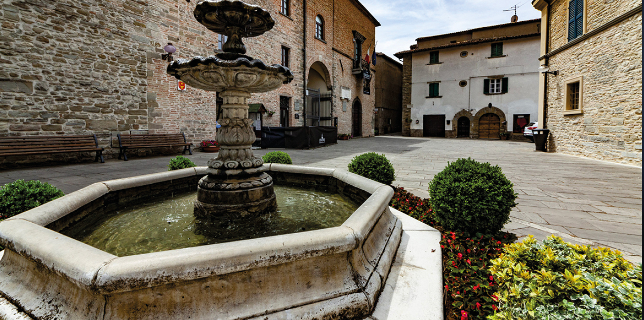 Foto di una fontana