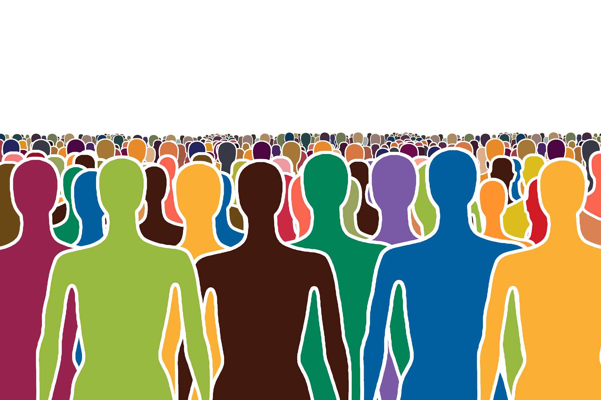 Immagini colorate di persone