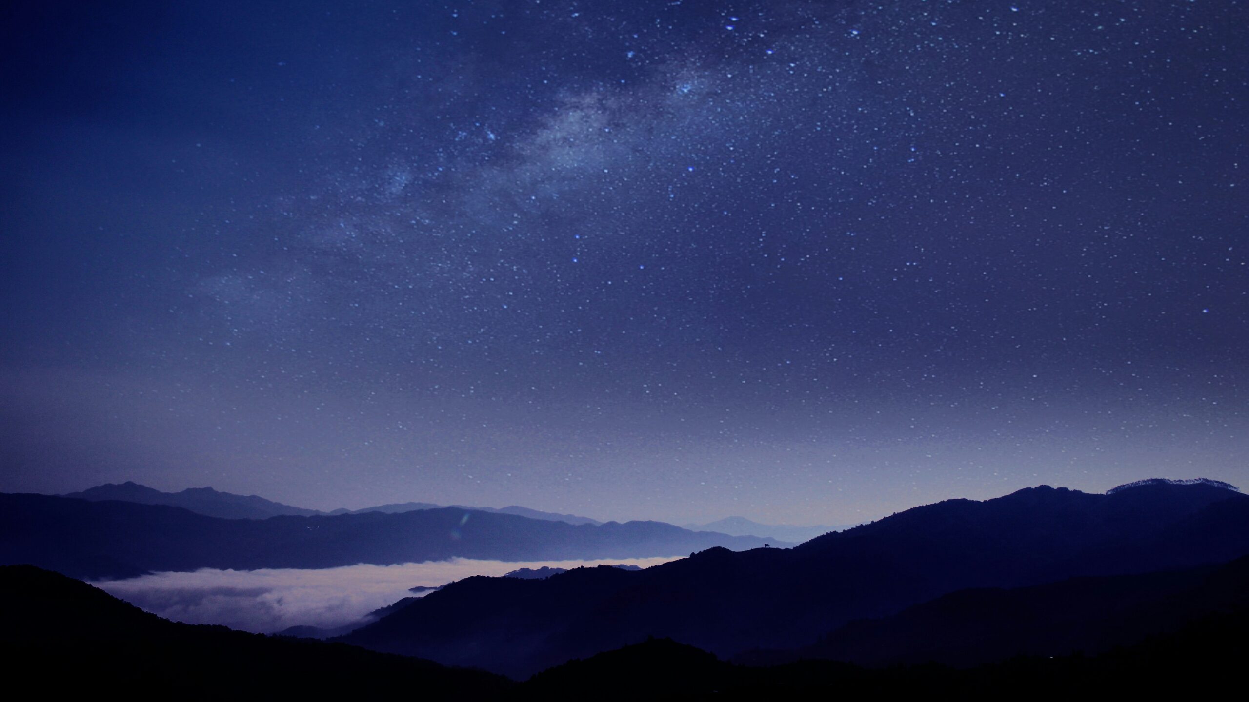 Foto di un cielo stellato
